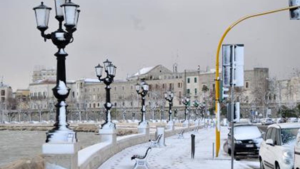 Immacolata aria polare neve