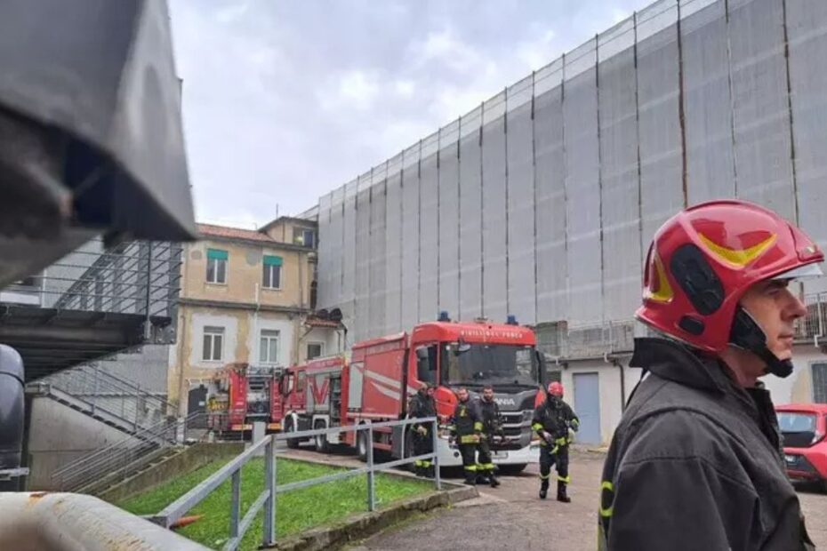 incendio lavanderia ospedale Vicenza