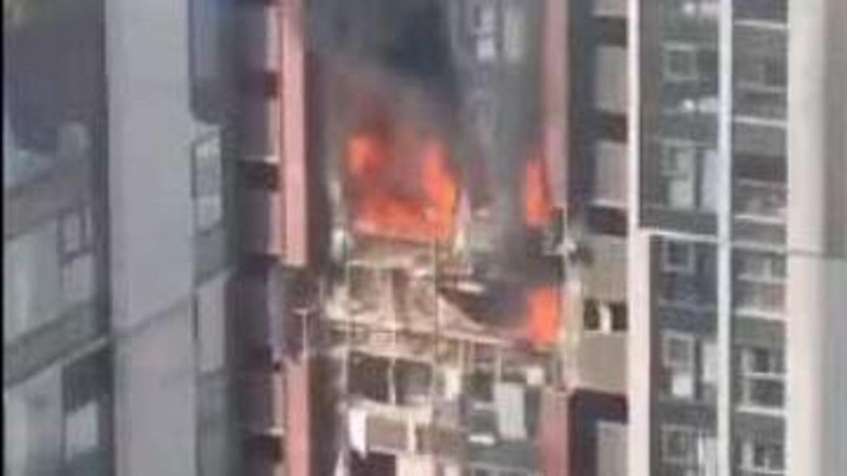 Cina incendio grattacielo Shenzhen