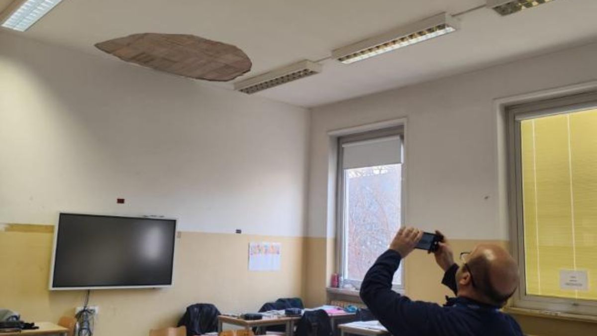 crollo aula liceo Beccaria