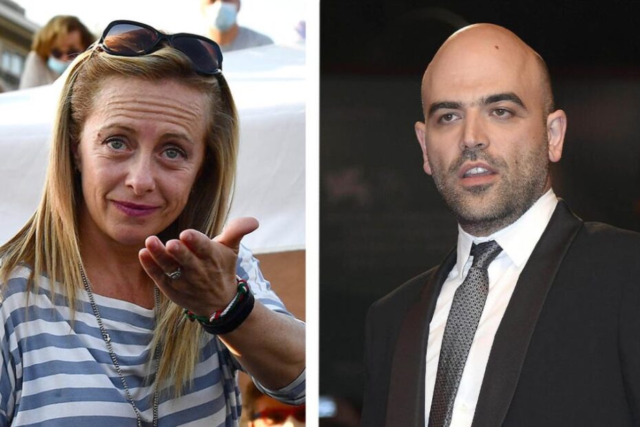Meloni Saviano alleata criminali