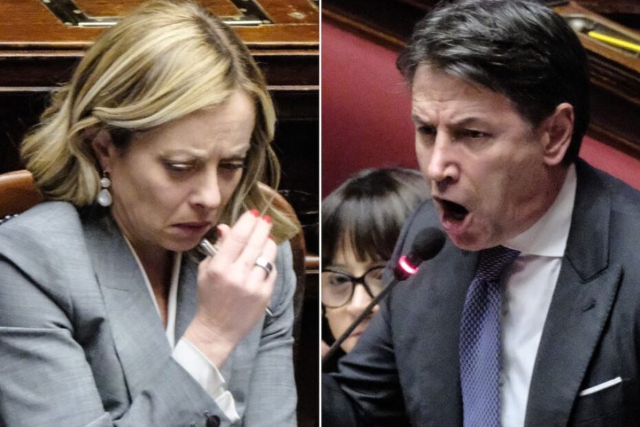 Conte Meloni sistema devastato