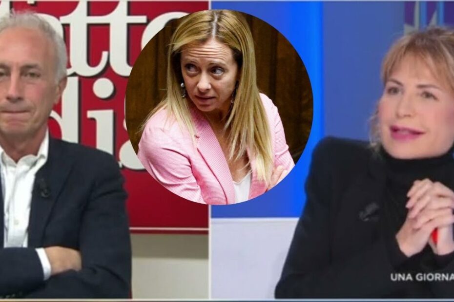 Travaglio Gruber Meloni reato