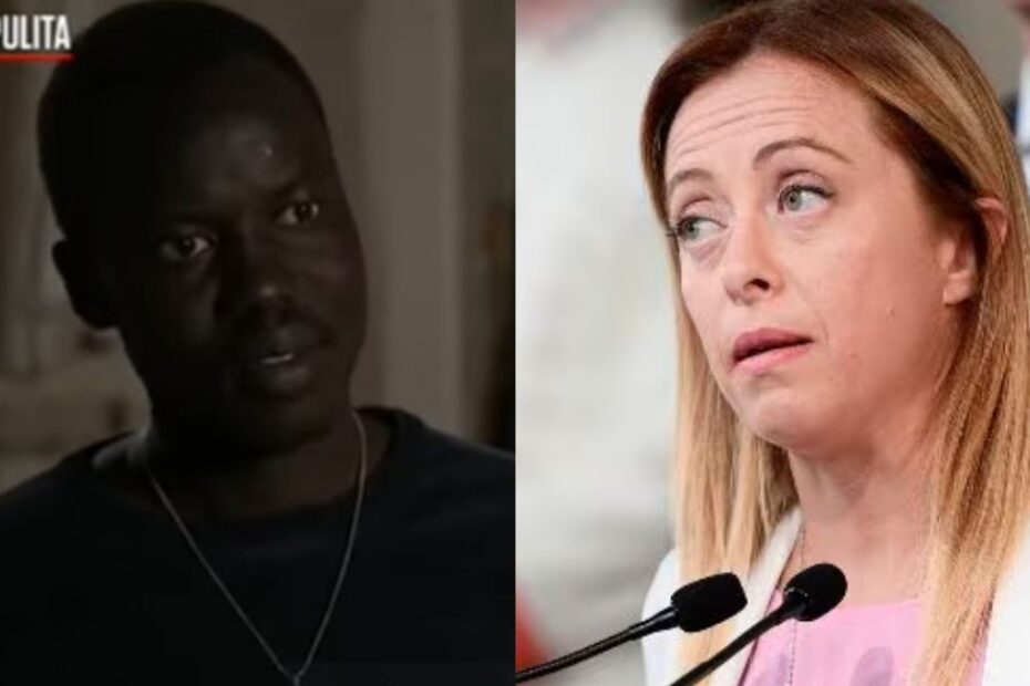 Almasri migrante intervistato Formigli