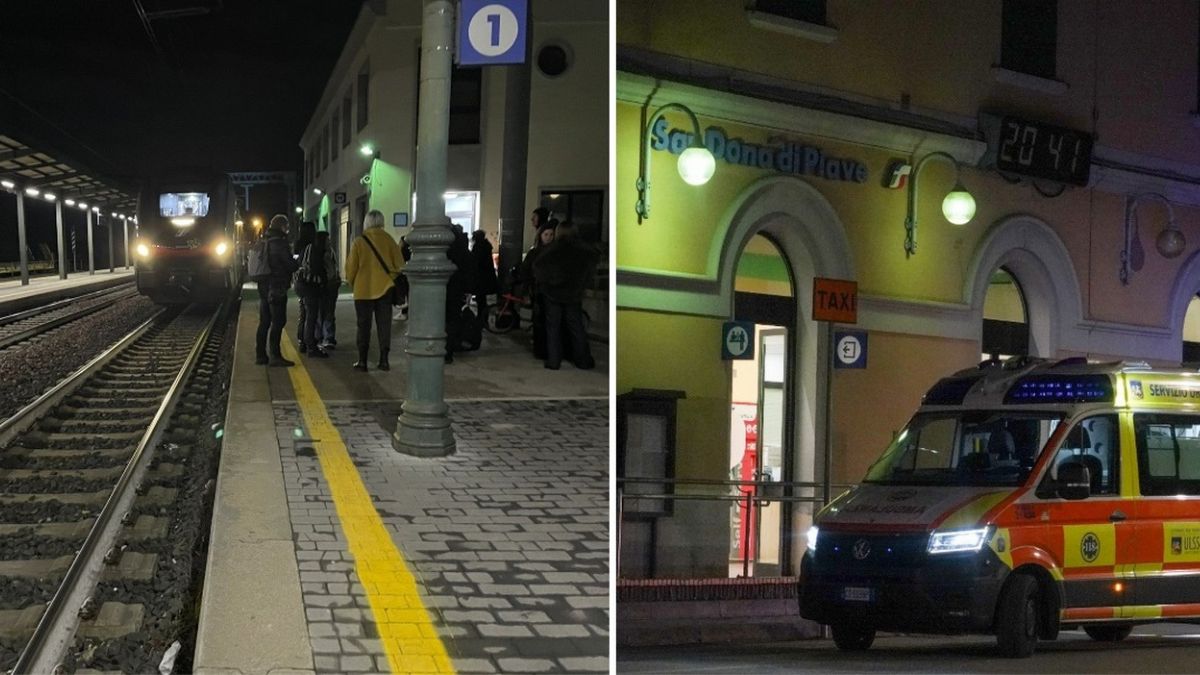 Venezia incastrato binari treno illeso