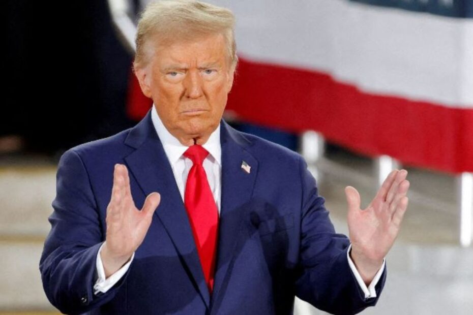 Trump vieta cannucce carta