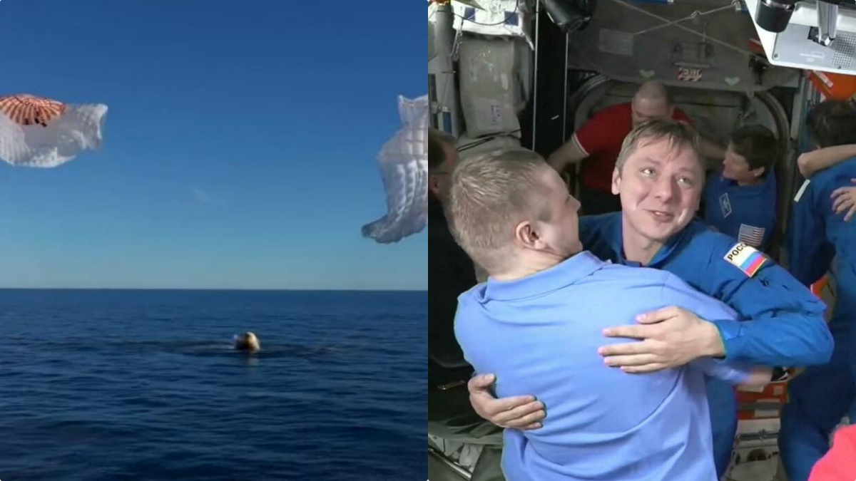 SpaceX, rientrati sulla Terra i due astronauti bloccati nello spazio per 9 mesi: navicella ammarata a largo della Florida SpaceX, rientrati sulla Terra i due astronauti bloccati nello spazio per 9 mesi: navicella ammarata a largo della Florida