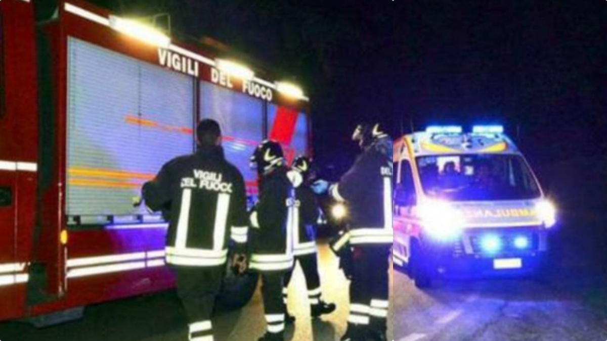 calcinate incidente notte muore