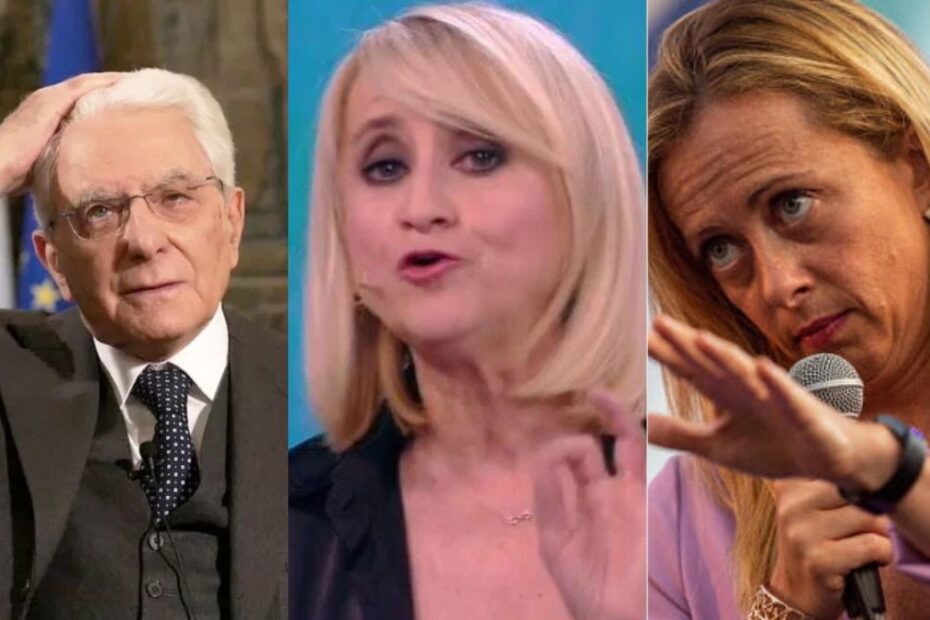 Littizzetto Mattarella Meloni sciacquone