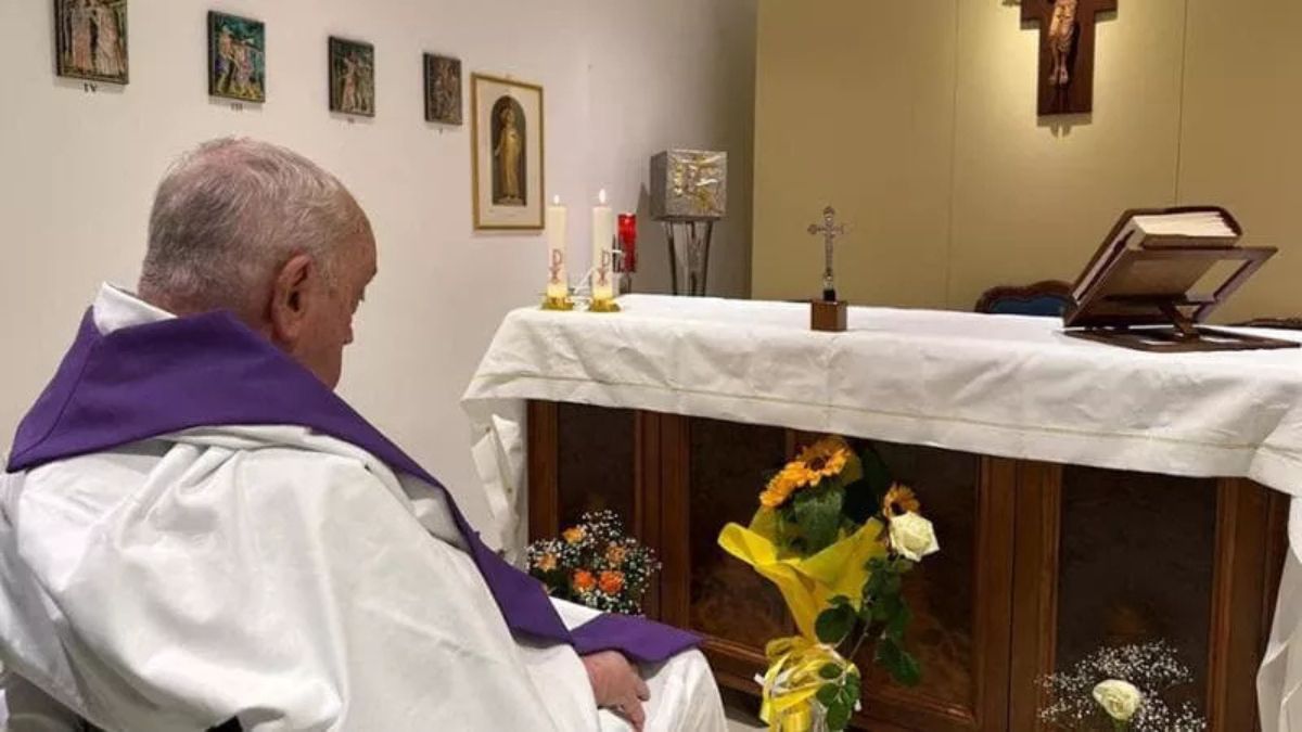 Papa Francesco sguardo velato