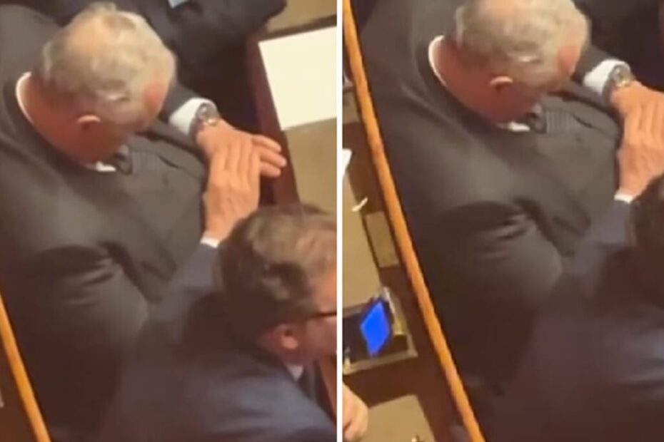 Lotito dorme Senato Meloni