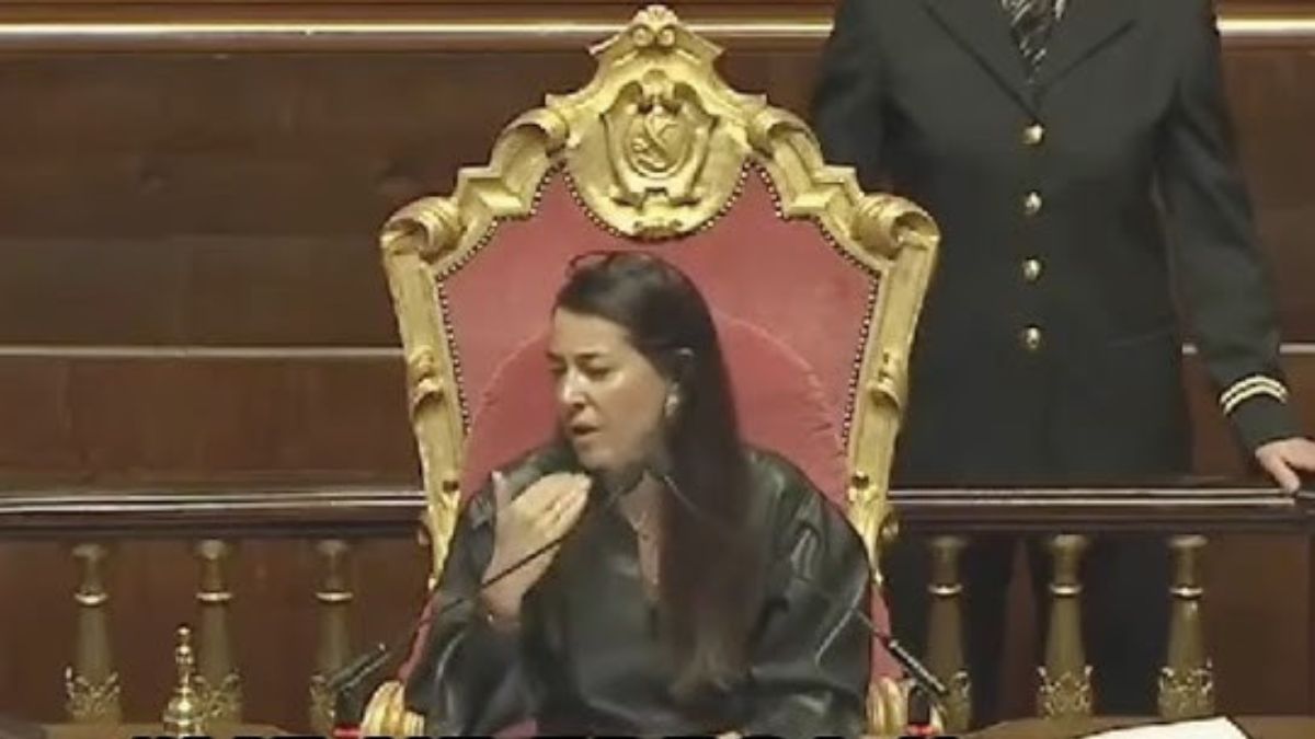 Licia Ronzulli fuorionda Senato