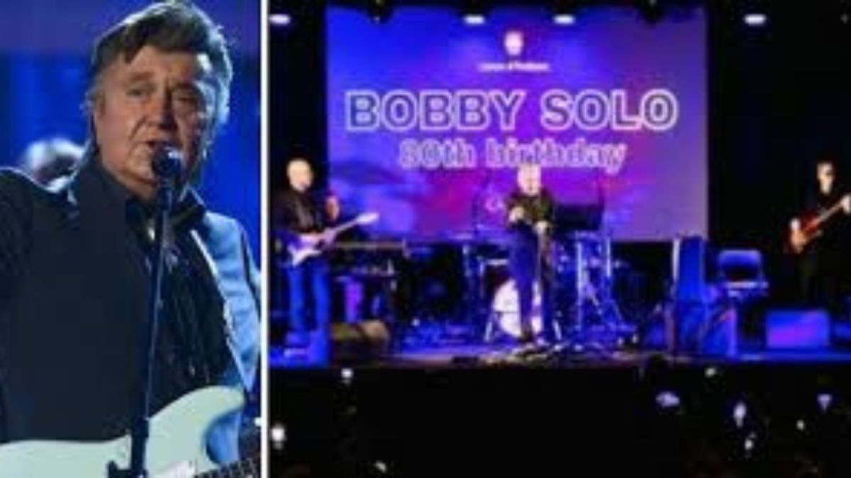 Bobby Solo malore palco