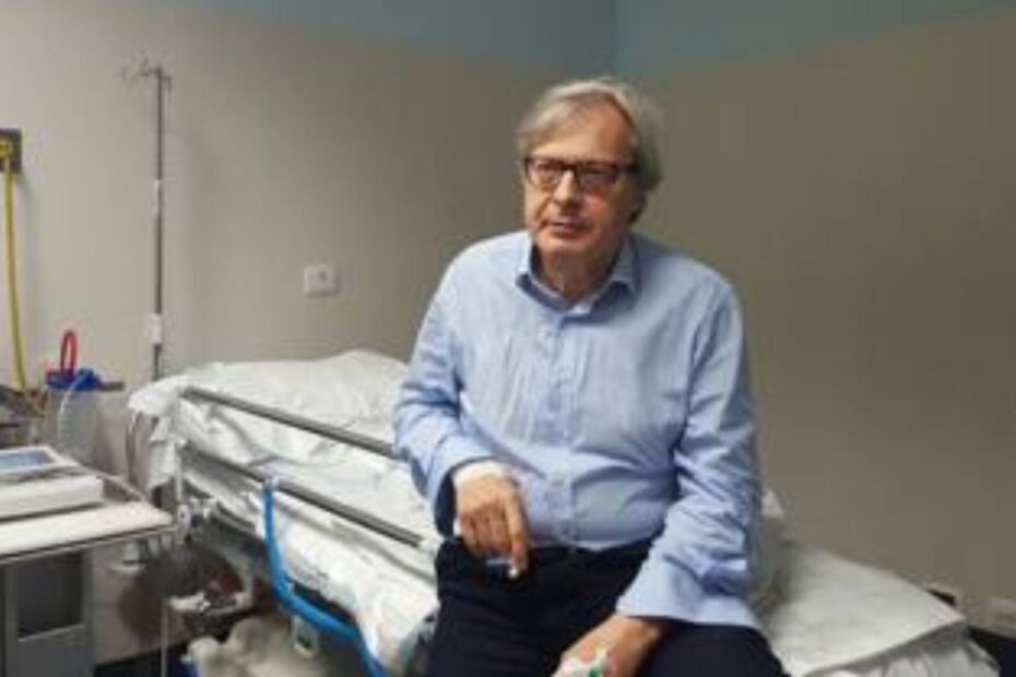 Sgarbi ricoverato piccola morte