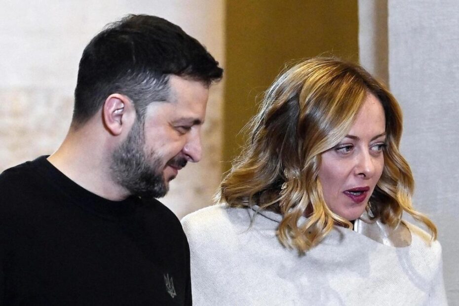 Meloni soldati italiani Ucraina