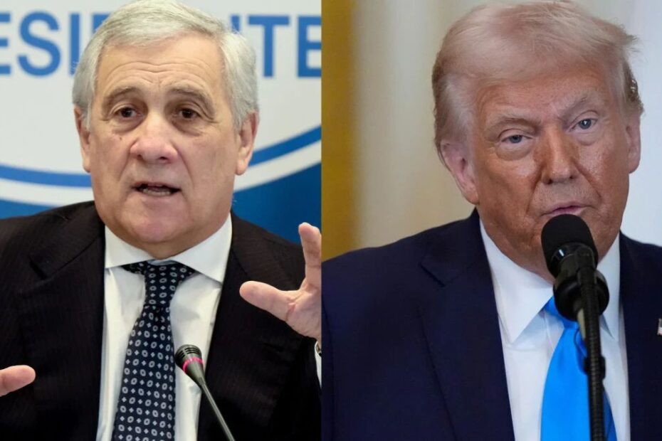Tajani soprannominato Tagliatella Trump