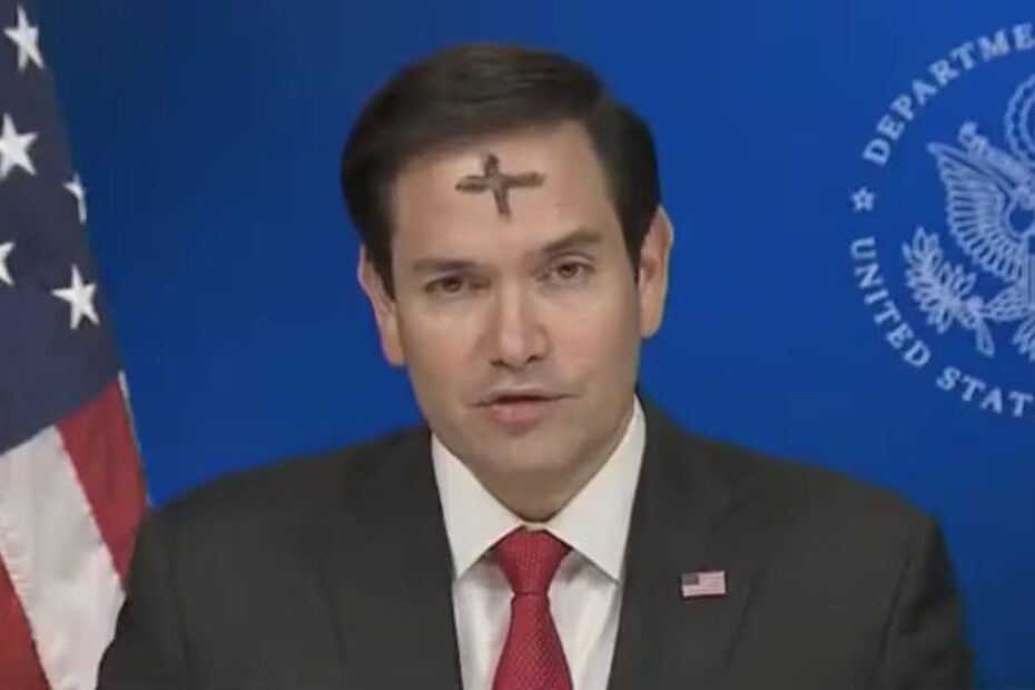Marco Rubio croce fronte