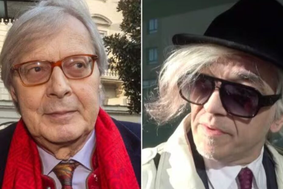 Vittorio Sgarbi Morgan lottare