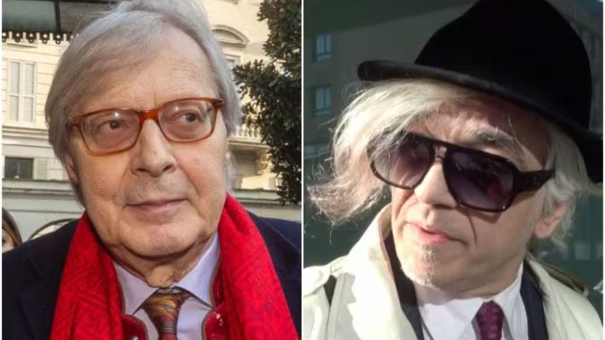 Vittorio Sgarbi Morgan lottare