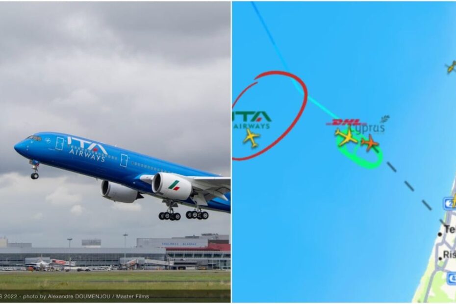 Missili Tel Aviv aereo Ita