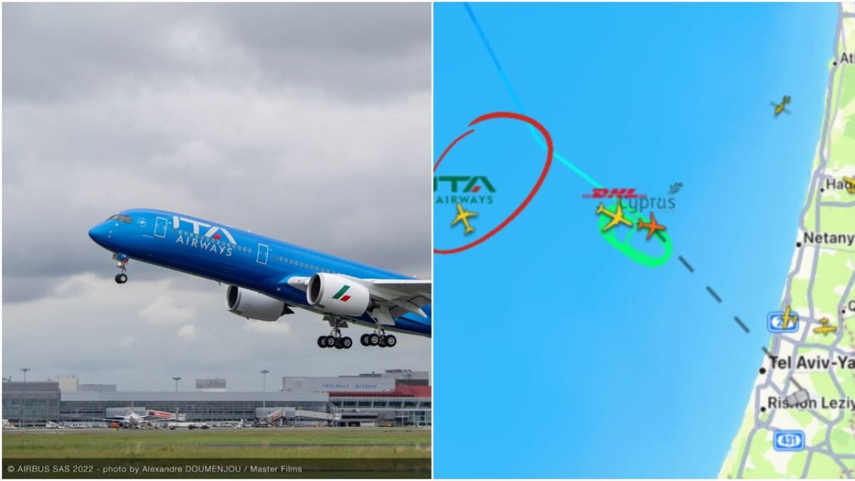 Missili Tel Aviv aereo Ita