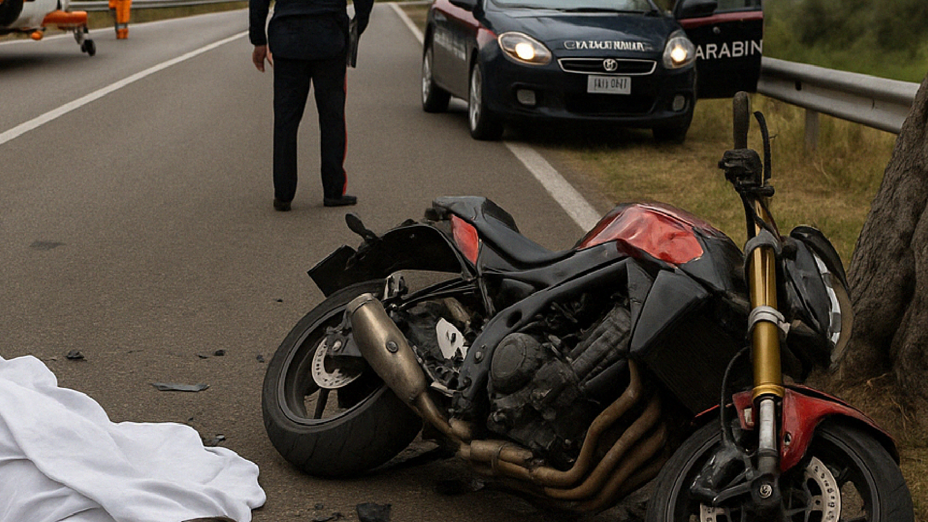 Schianto tremendo, morto giovanissimo sulla sua moto