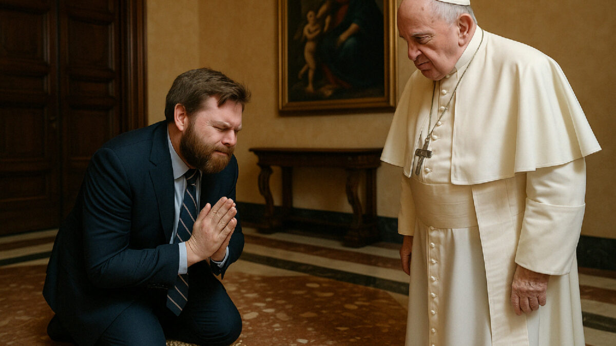 Vance Papa da Thesocialpost.it Vance Papa Francesco spietato la dura penitenza del vice di Trump