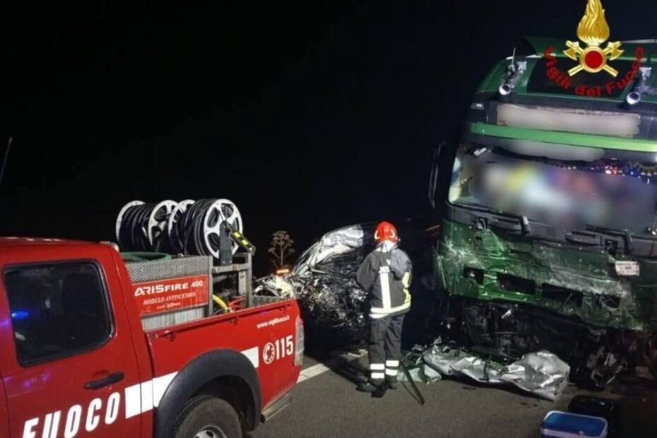 Incidente Genzano Lucania morti