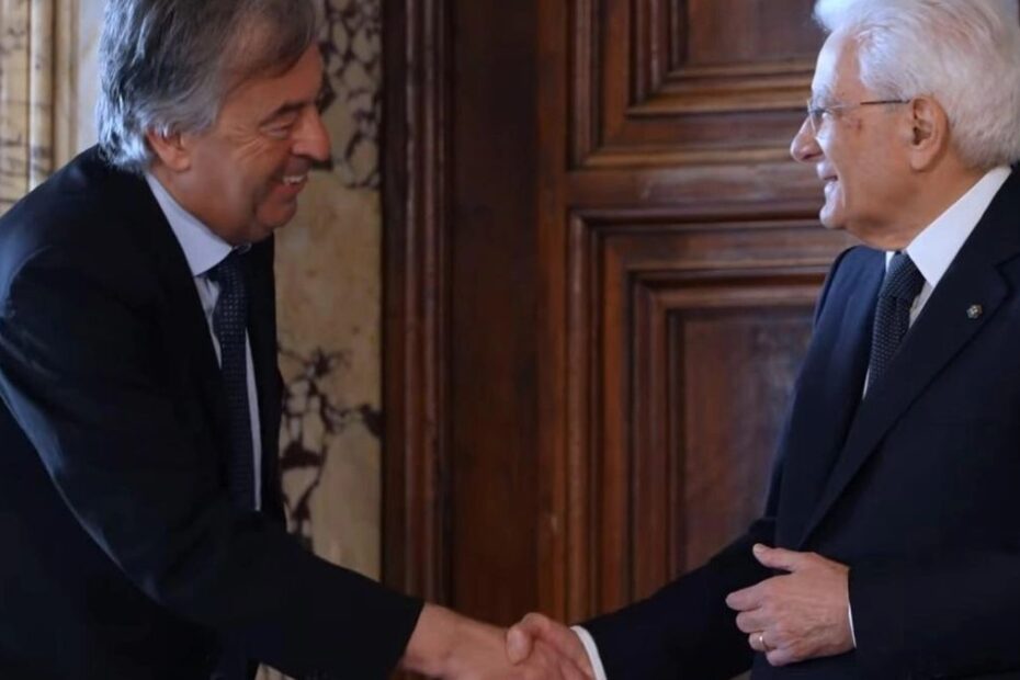 Burioni premiato Mattarella medaglia