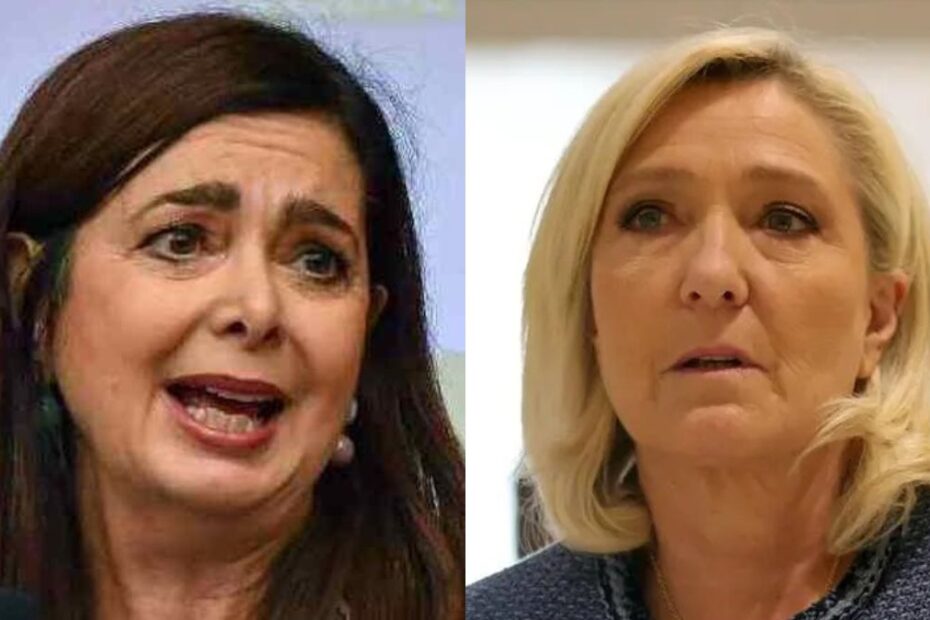 Le Pen condannata Laura Boldrini
