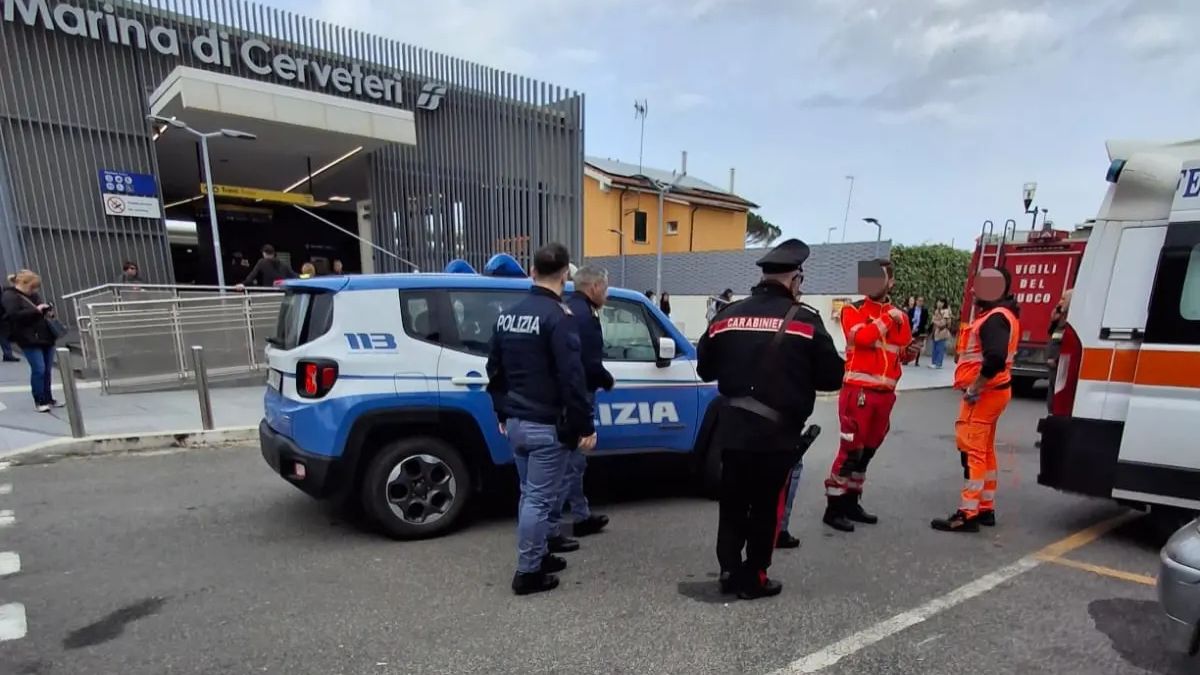 travolta treno Marina Cerveteri