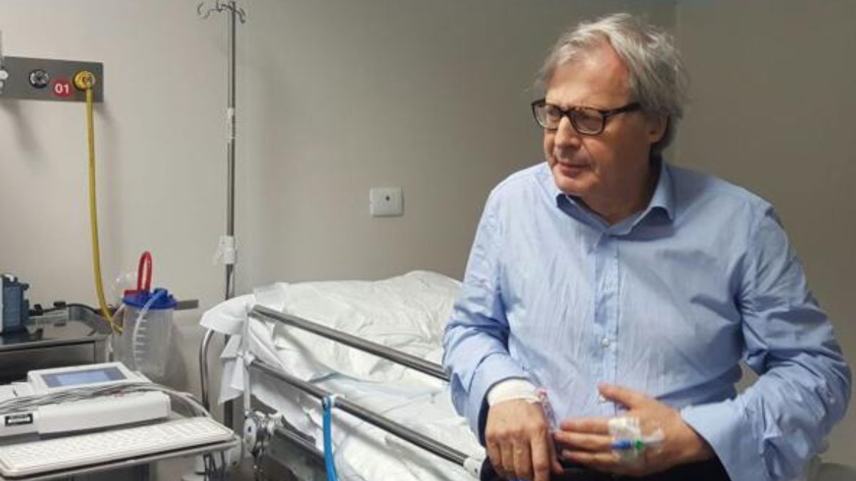 Vittorio Sgarbi dimesso Gemelli