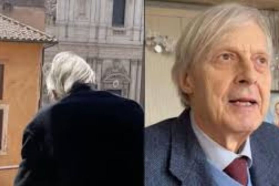 Sgarbi prima foto rimossa
