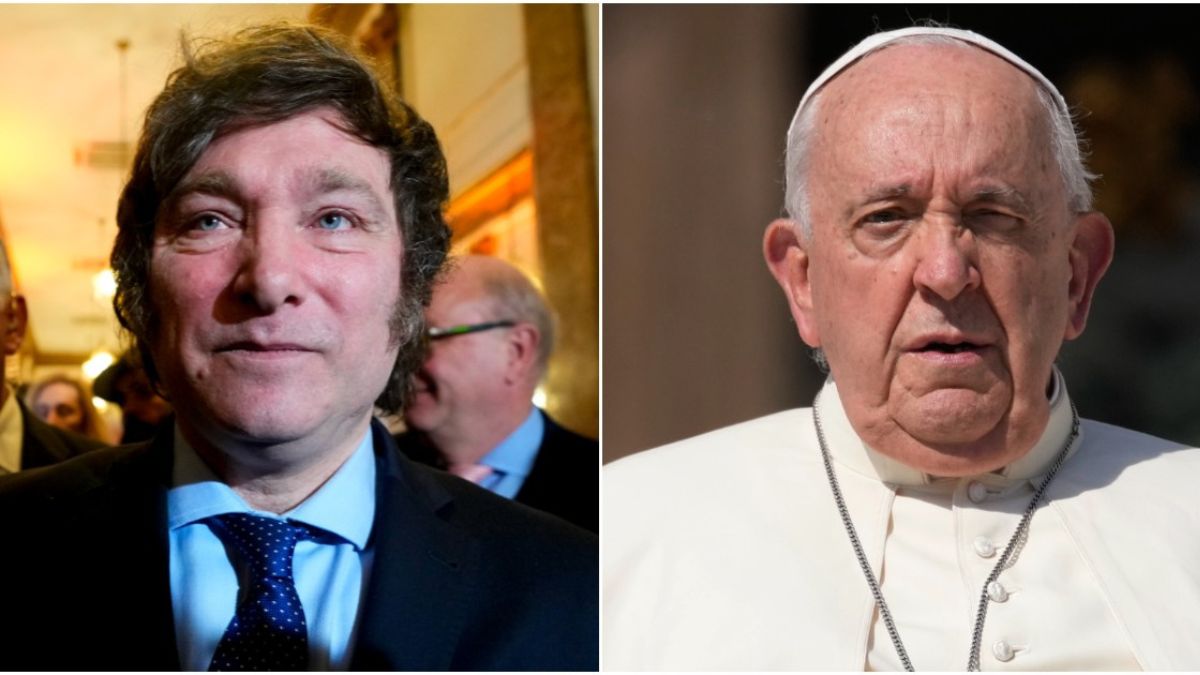 Papa Francesco Milei imbecille