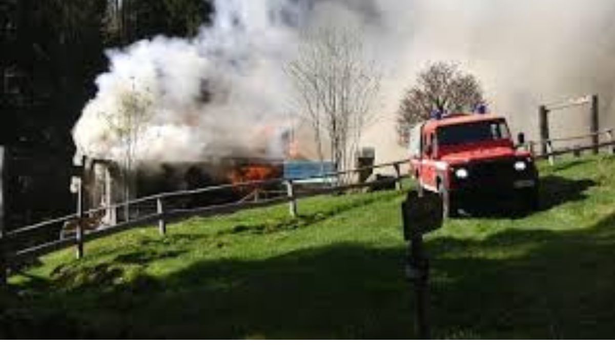 Brescia incendio rifugio vigili