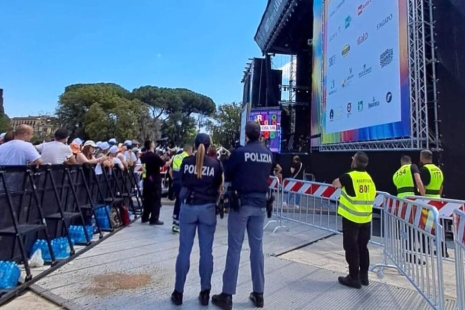 Primo maggio molestata tunisini