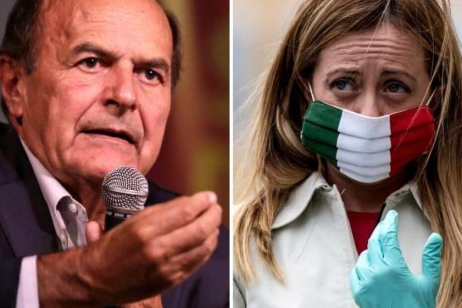 Gaza Bersani Meloni vergognare
