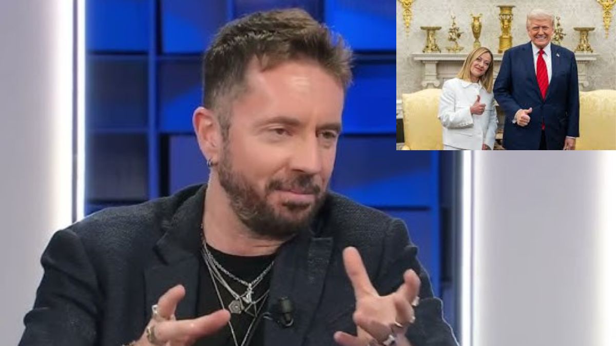 andrea scanzi attacca giorgia meloni pavida con trump esegue gli ordini e quando non capisce sta zitta
