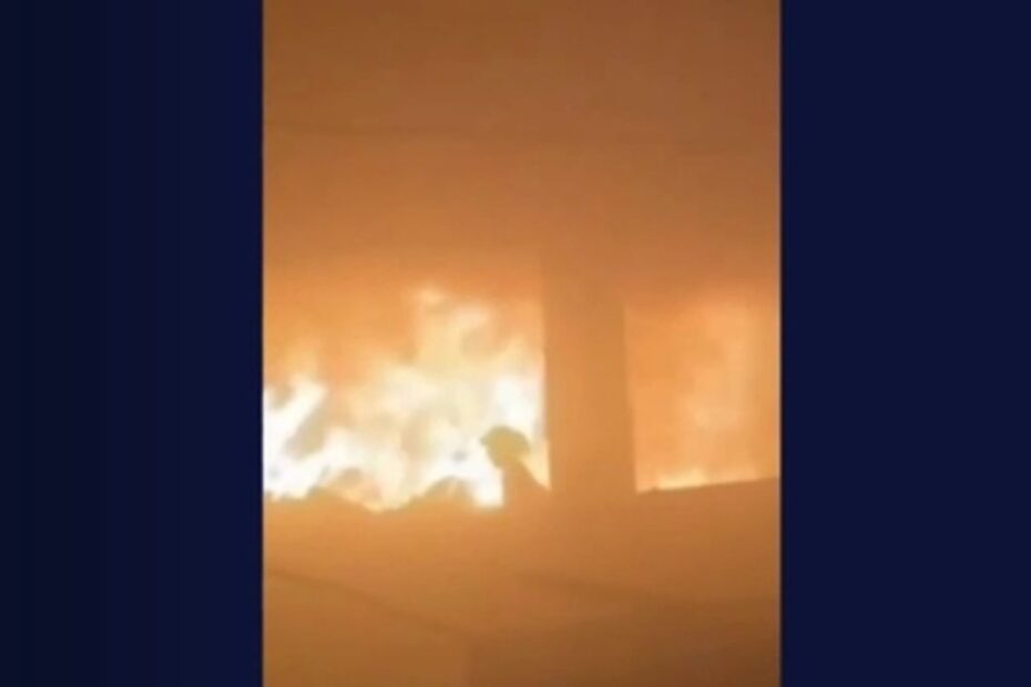 Gaza video bambina fiamme