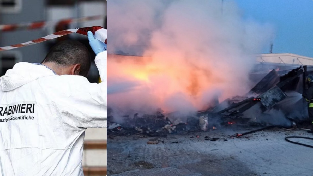italia trovato carbonizzato attorno a lui tutto distrutto cosa è successo morte agghiacciante