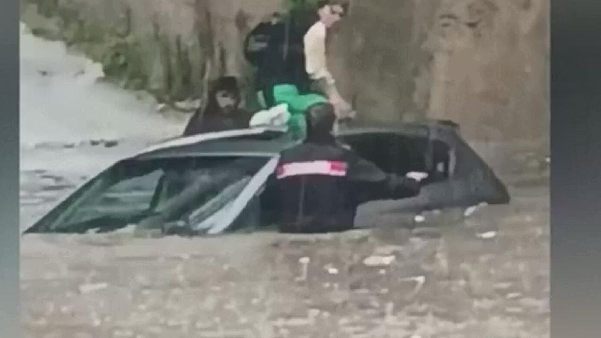 Carabiniere si immerge nel torrente per estrarre donna dall’auto sommersa: scena da brividi Carabiniere si immerge nel torrente per estrarre donna dall’auto sommersa: scena da brividi