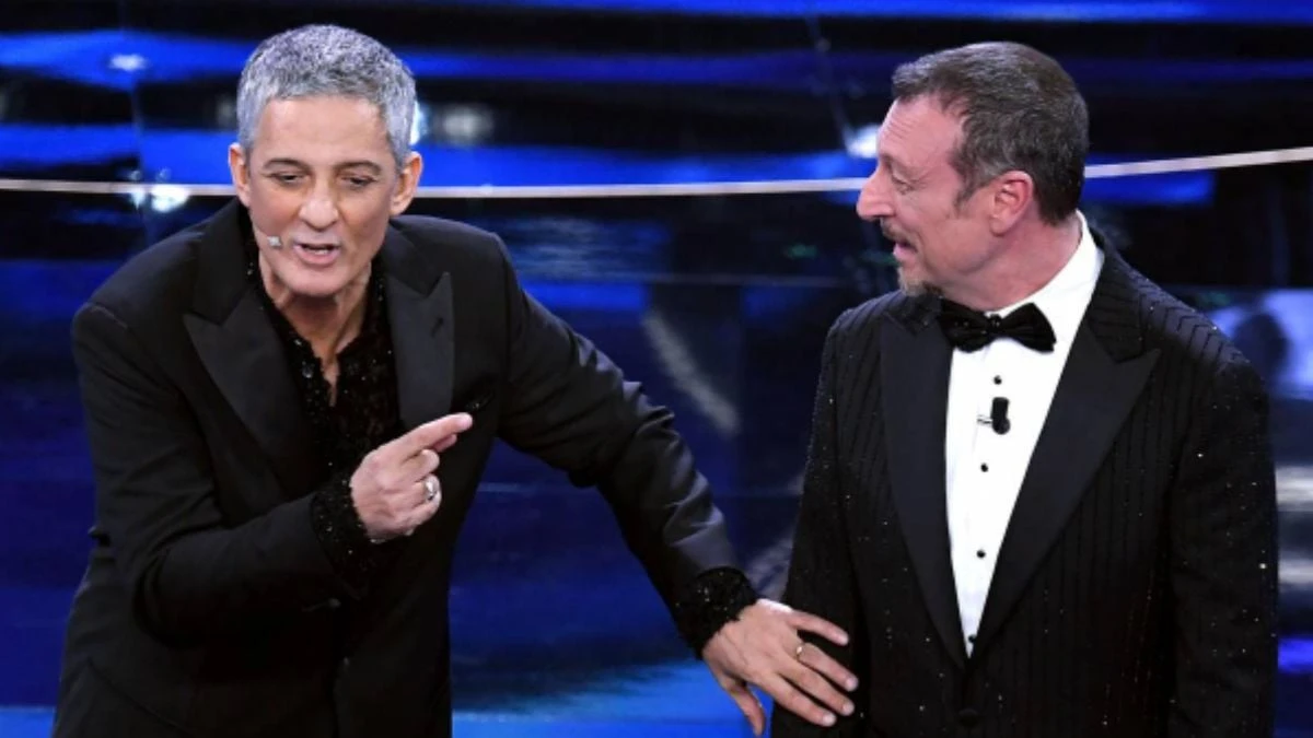 Fiorello punge Amadeus: la reazione del conduttore alla frecciatina inaspettata