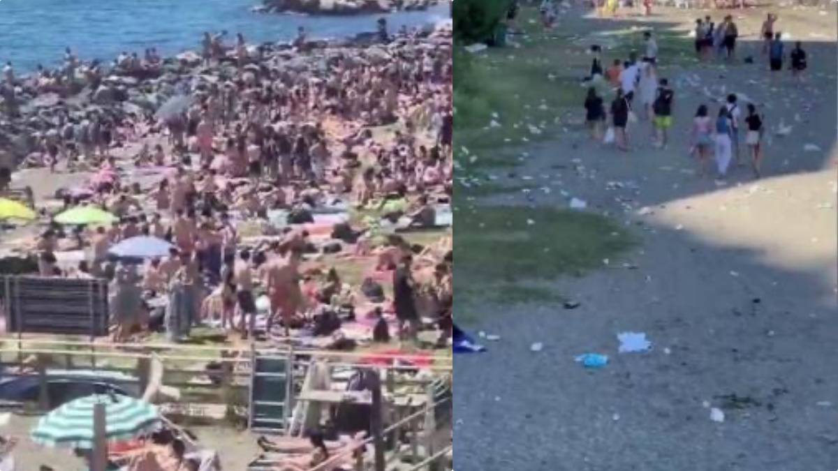 “Maiali”. In spiaggia per il ponte, scoppia la polemica: “Sono sempre loro” “Maiali”. In spiaggia per il ponte, scoppia la polemica: “Sono sempre loro”
