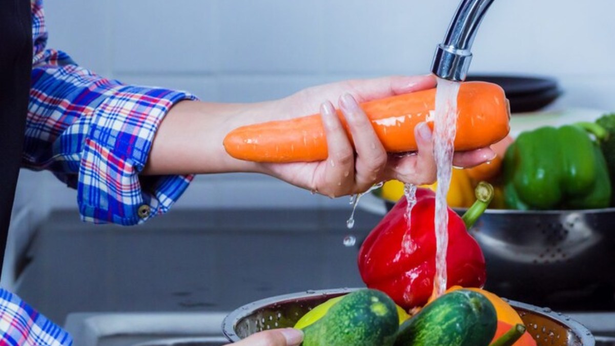 come lavare frutta verdura