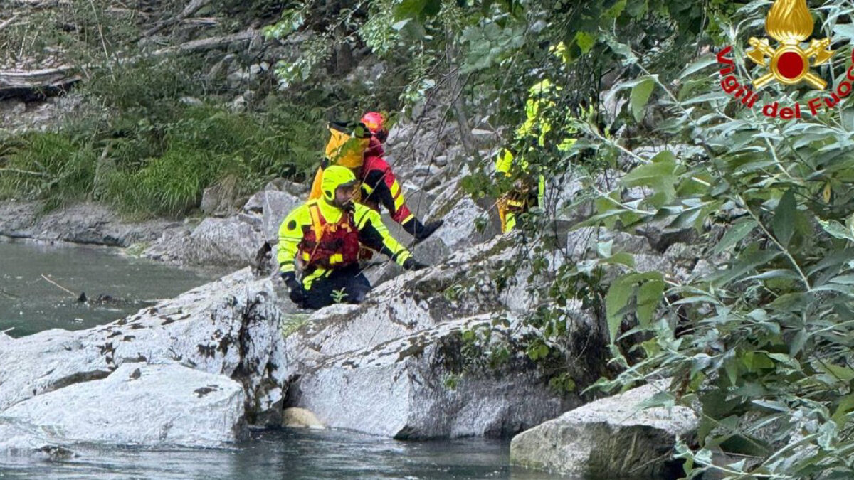 Salvati 5 minorenni rimasti intrappolati in un torrente in piena Salvati 5 minorenni rimasti intrappolati in un torrente in piena