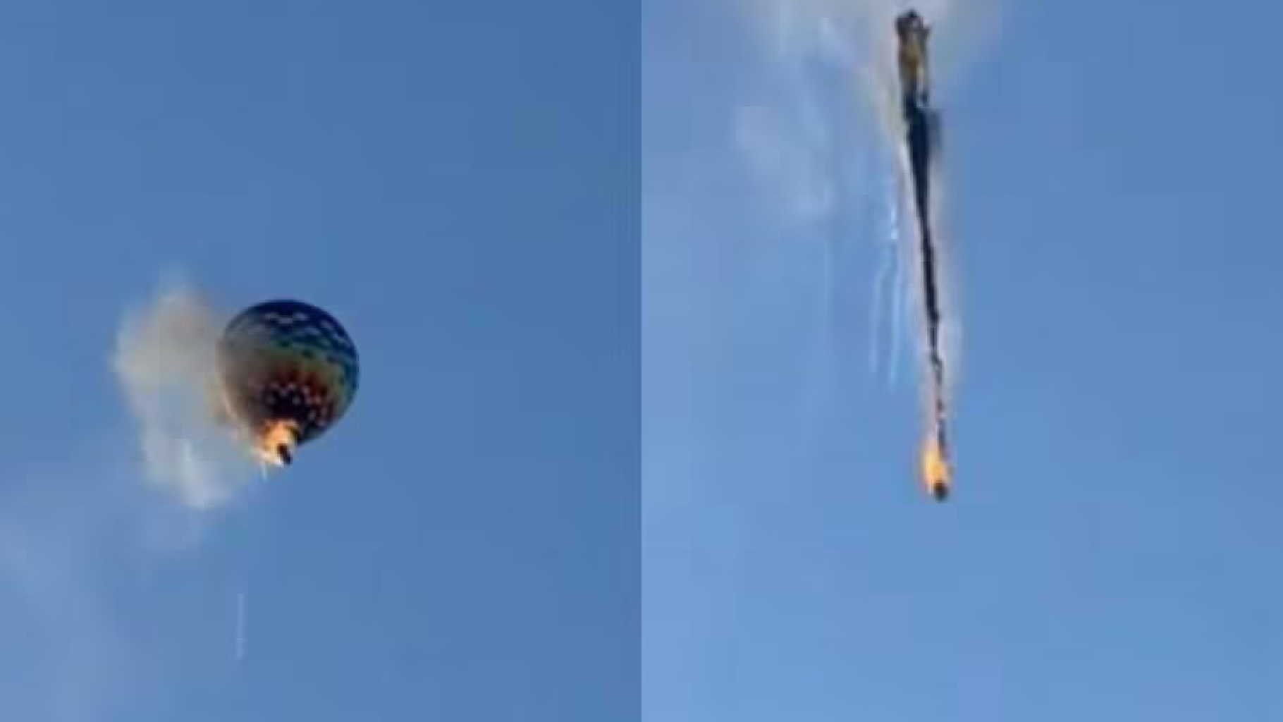 Mongolfiera prende fuoco e precipita: almeno 8 morti Mongolfiera prende fuoco e precipita: almeno 8 morti