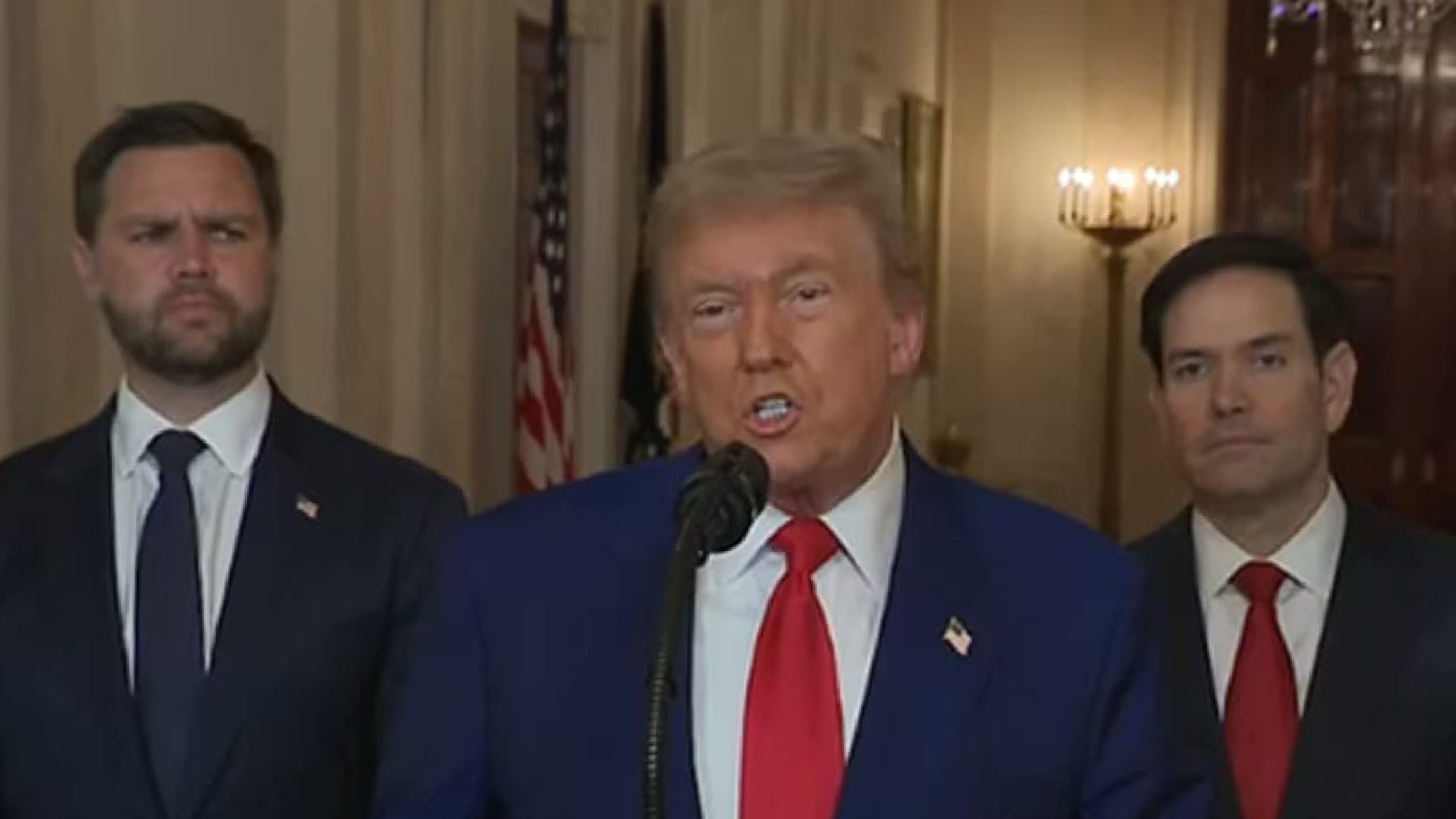 Trump parla alla nazione e annuncia la guerra: “L’Iran ora deve arrendersi” Trump parla alla nazione e annuncia la guerra: “L’Iran ora deve arrendersi”