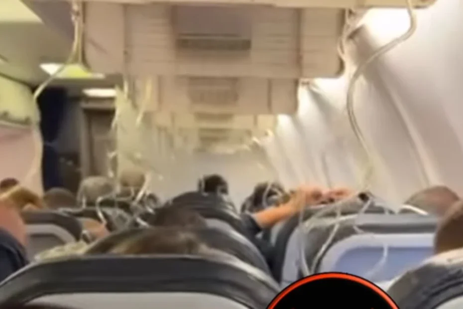 Aereo Panico Maschere Ossigeno