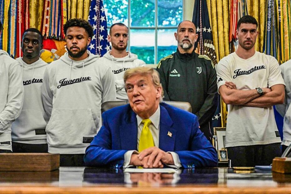 Juventus Trump Italia umiliata