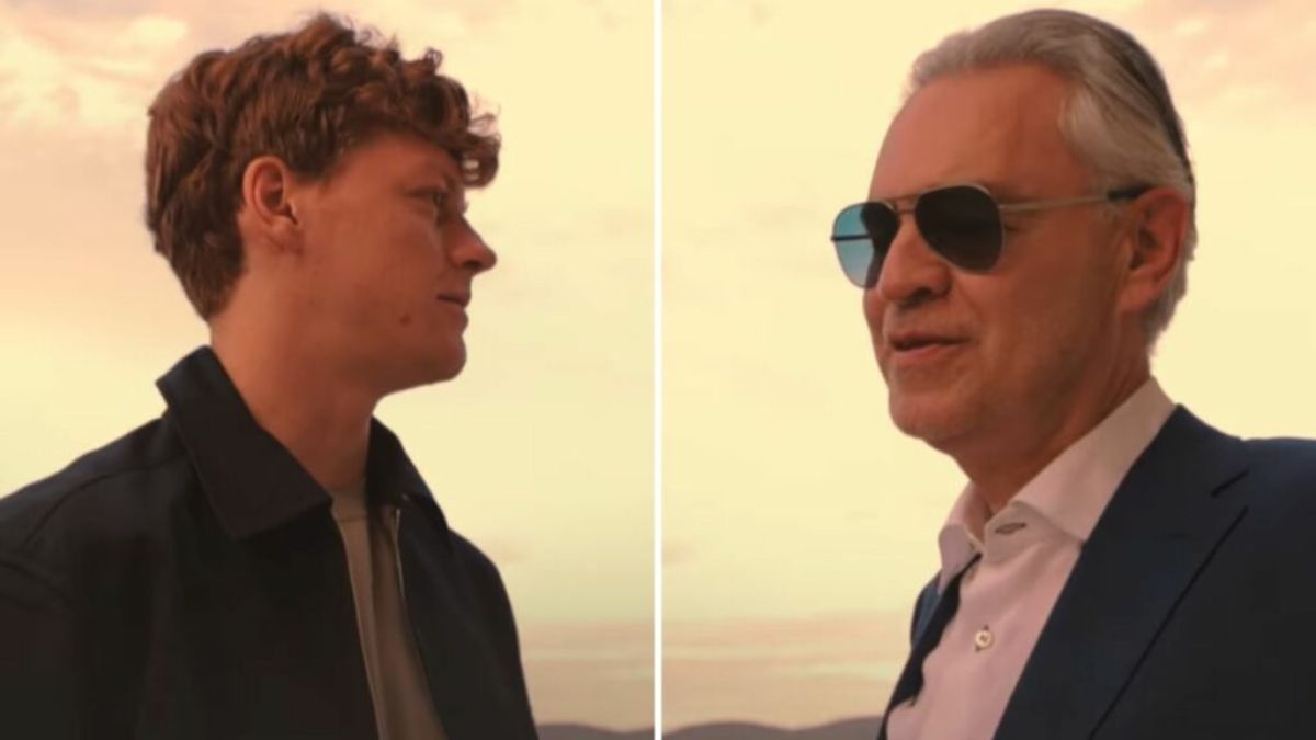 Sinner canta canzone Bocelli